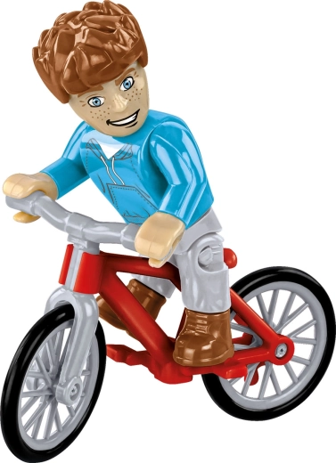 Figurka cyklisty pro hraní i vystavení