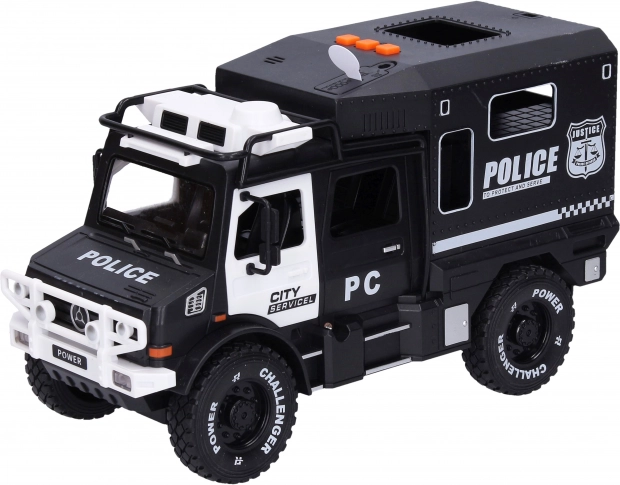 Policajní auto se zvukovými a světelnými efekty 23 cm