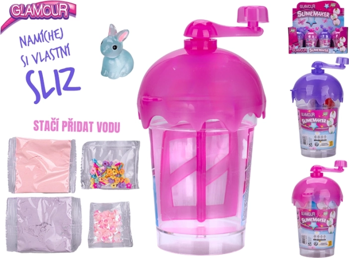 Glamour sada na výrobu slizu s doplňky