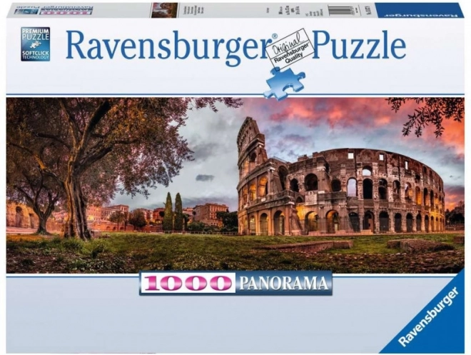 Ravensburger panoramatické puzzle 1000 dílků - Koloseum při západu slunce