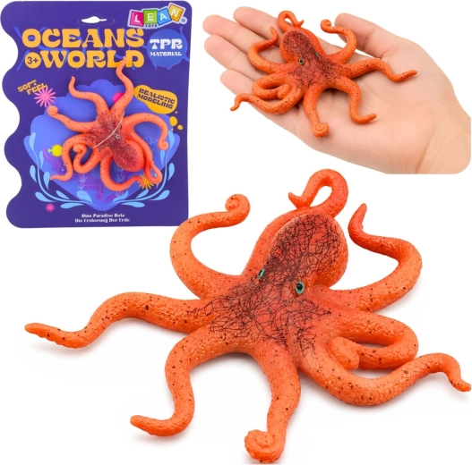Realistická gumová figurka chobotnice 12 cm