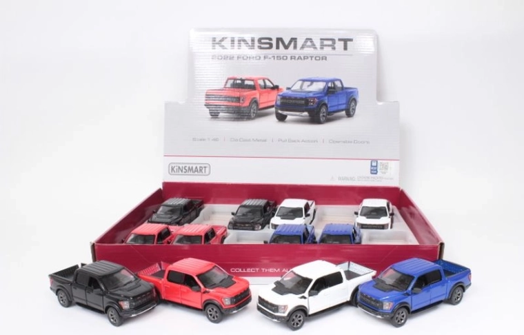 Kovový model auta Ford F-150 Raptor 2022 (14 cm)