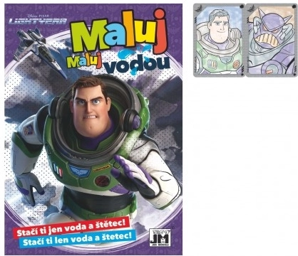 Omalovánky Maluj vodou A5 s motivem Buzz Rakeťák