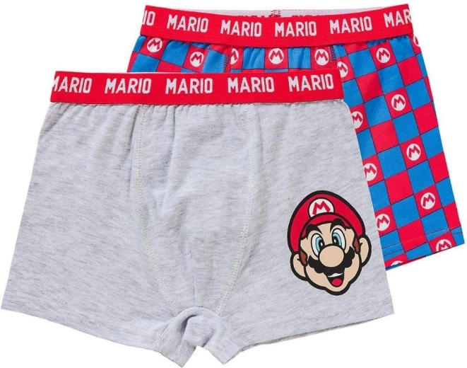 Pánské boxerky Super Mario, 2 kusy – Velikost: 116