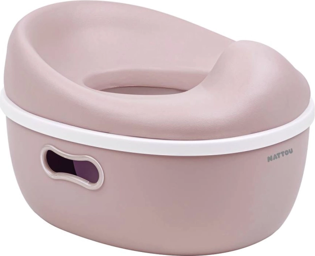 Nattou učicí nočník 3v1 Potty dusty pink