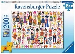 Ravensburger puzzle květiny a přátelé 200 dílků