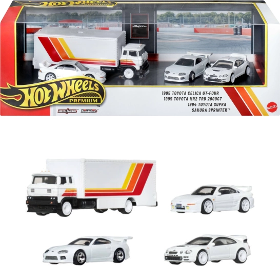 Hot Wheels premium sada vozidel Toyota sport cars (4 auta)