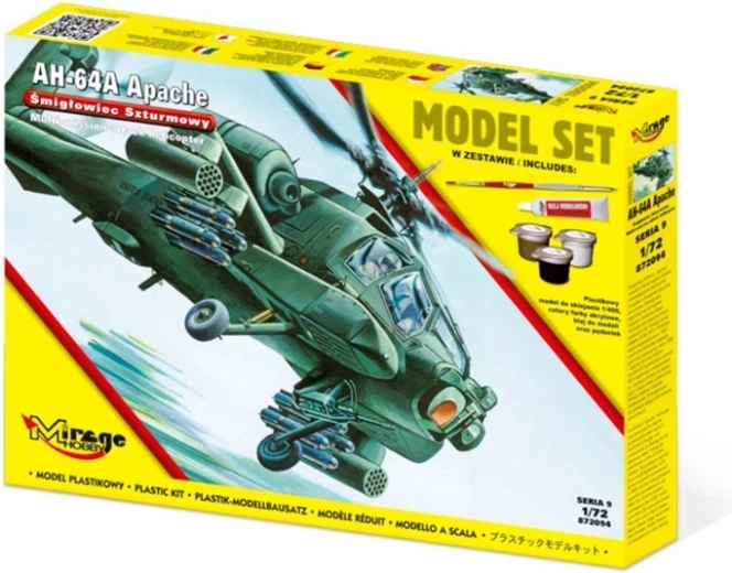 Plastikový model vrtulníku AH-64A Apache