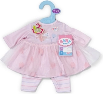 Růžový outfit pro panenky Baby Born 36 cm