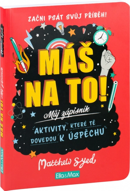 Motivační zápisník pro kluky a holky Máš na to!