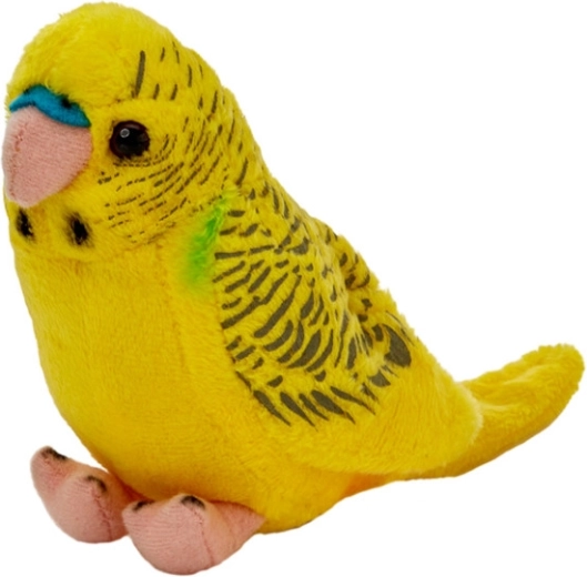 Žlutá andulka plyšová 13 cm