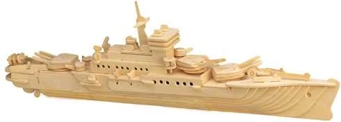 Woodcraft dřevěné 3D puzzle loď – křižník