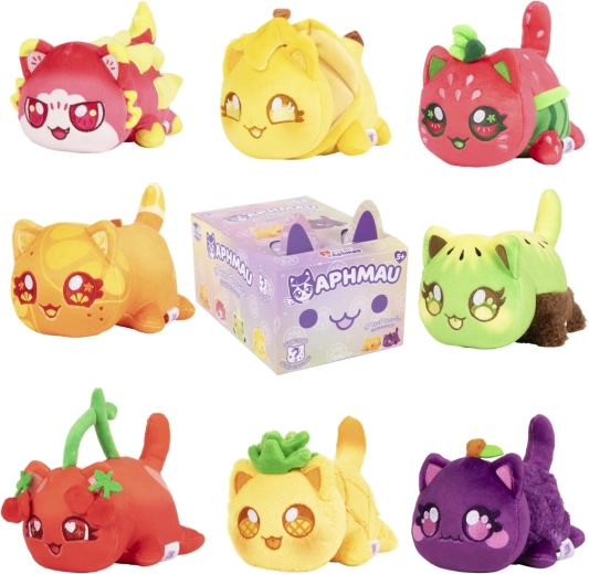 Aphmau mystery MeeMeow plyšová kočička ovoce (překvapení)