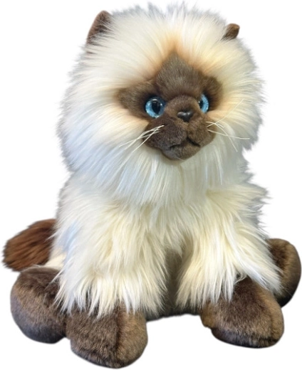 Plyšová kočka siamská 28 cm