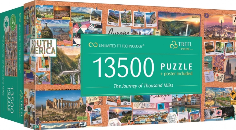 Puzzle 13500 dílků UFT Cesta tisíce mil