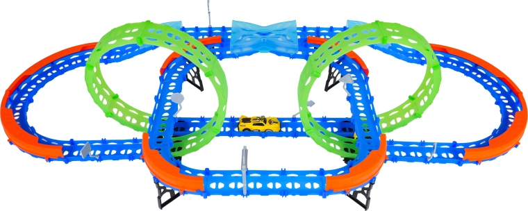 Dvě fluorescenční smyčky 360°