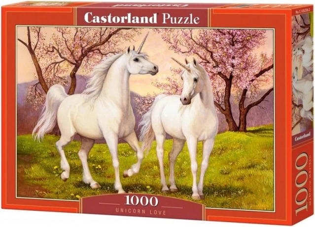 Puzzle 1000 dílků Zamilovaní jednorožci