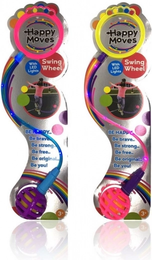 Skákací míček se světlem na baterie