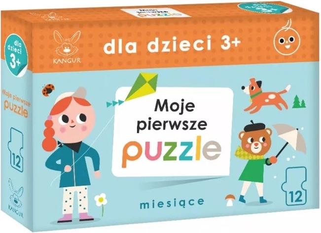 Moje první puzzle pro děti 3+ – velká podlahová skládačka 80 cm, 12 dílků