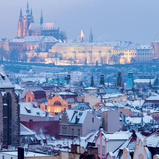 Praha v zimním kouzlu