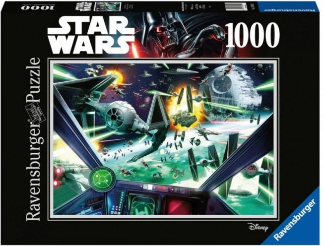 Ravensburger puzzle Star Wars: X-Wing kokpit 1000 dílků