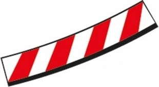 vnitřní krajnice pro klopenou zatáčku 4/15° pro autodráhy CARRERA EVOLUTION, DIGITAL 132 a DIGITAL 124