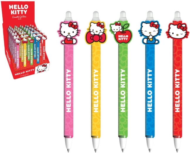Gumovací gelové pero Hello Kitty 15 cm - 1 kus