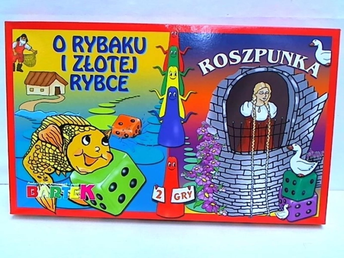 Společenská hra 2 v 1: Zlatá rybka a Locika
