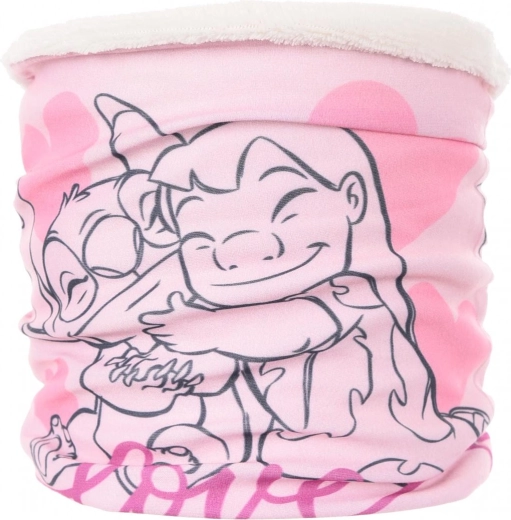 Dětský nákrčník Lilo a Stitch růžový