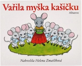 Leporelo Vařila myška kašičku – české říkadla pro děti 24m+