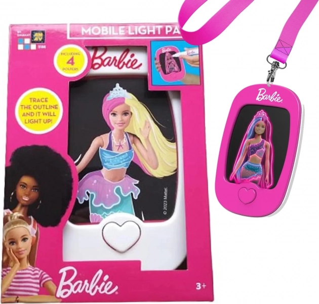 Barbie mobilní světelná kreslicí podložka