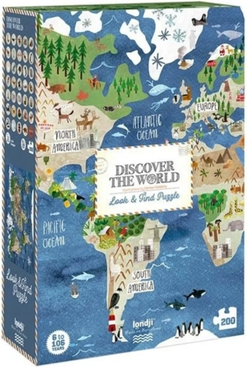 Londji Puzzle mapa světa