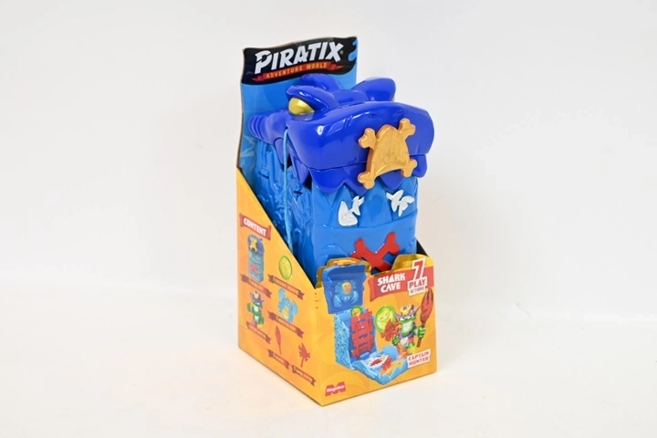 Piratix Adventure World překvapivá sada Žraločí jeskyně s figurkou Hunter