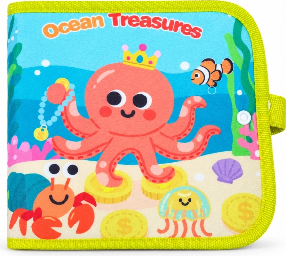 Chipolino textilní vzdělávací knížka oceán