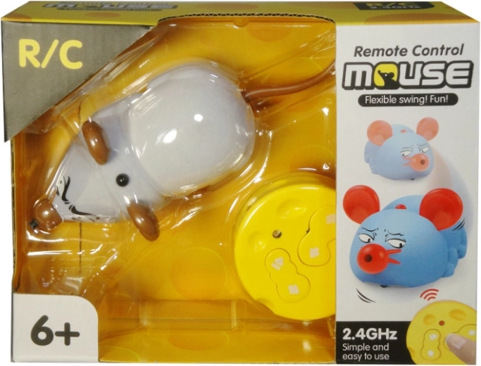 Rádiem řízená plyšová myš s dálkovým ovládáním
