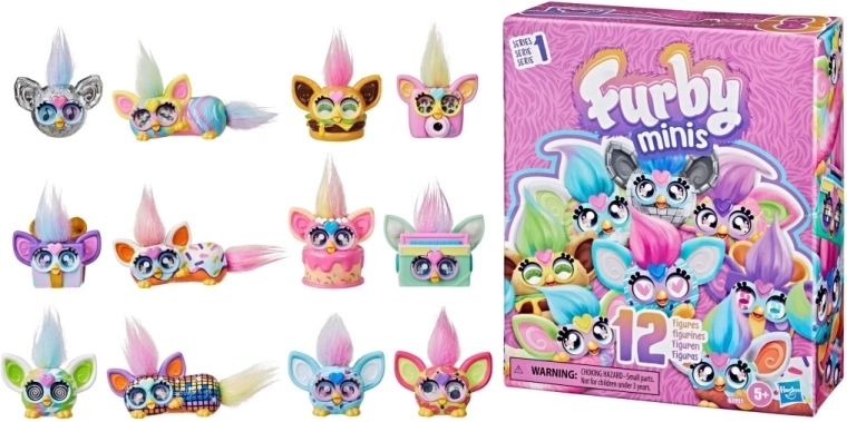 Furby minifigurky – velké balení 12 ks