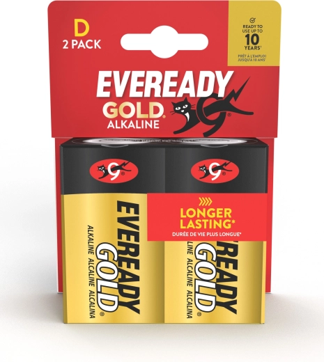 Energizer Eveready Gold alkalická baterie D (LR20)