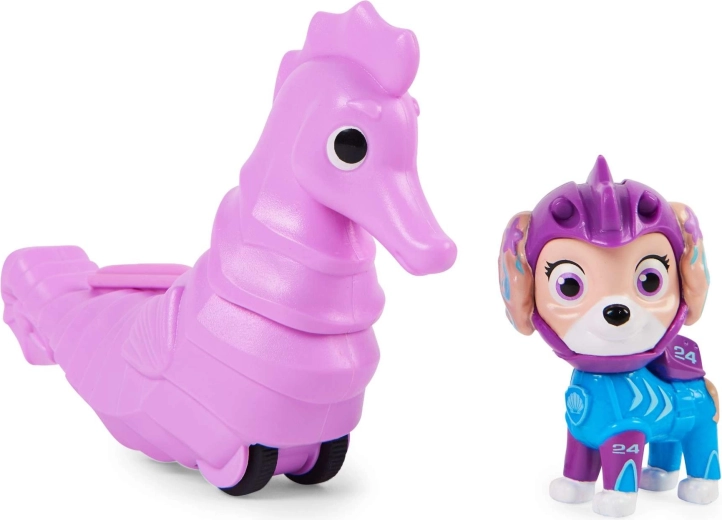 Jízdní mořský koník na kolečkách