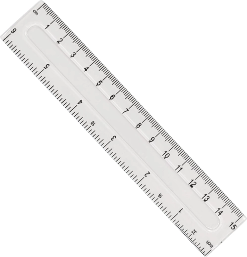 Plastové pravítko GRAND 15 cm - 1 kus