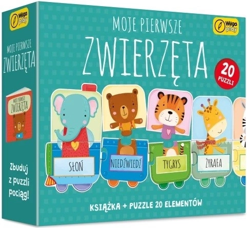 Moje první zvířátka: Puzzle a kniha