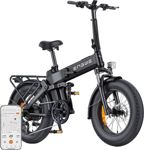 Engwe engine pro 3.0 boost skládací elektrické kolo 250 w 20" černé
