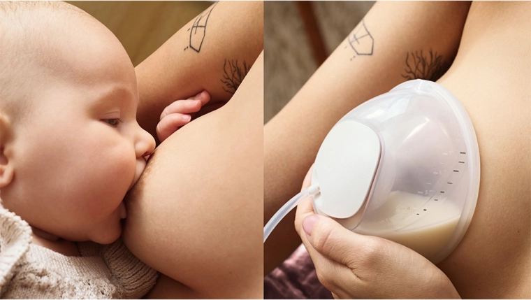 Přirozený rytmus sání miminka