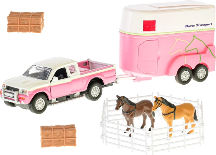 Přívěs s rampou a bočními dveřmi