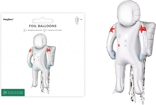 Fóliový balónek Astronaut 45 × 81 cm (mix motivů)