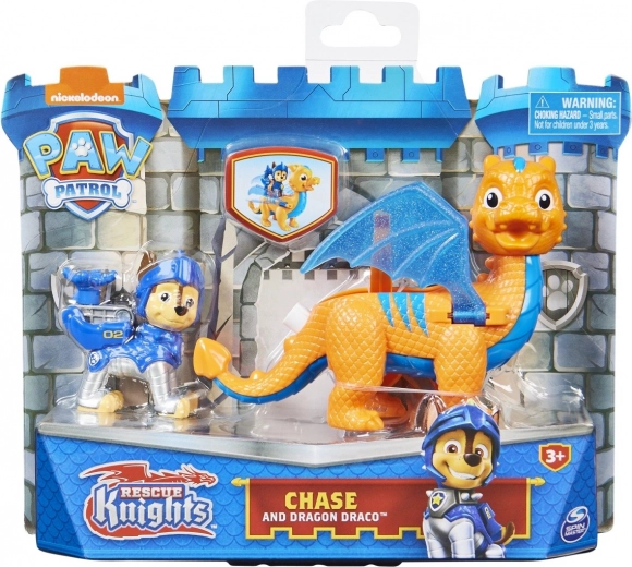 Paw Patrol Odvážní rytíři – figurka štěněte a drak (asortiment)