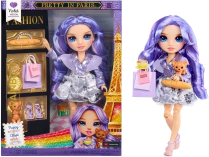 Rainbow High fashion panenka v Paříži Violet