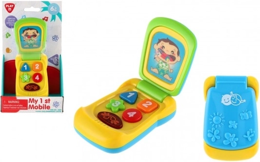 Dětský sklápěcí mobilní telefon se světlem a zvukem 14 cm