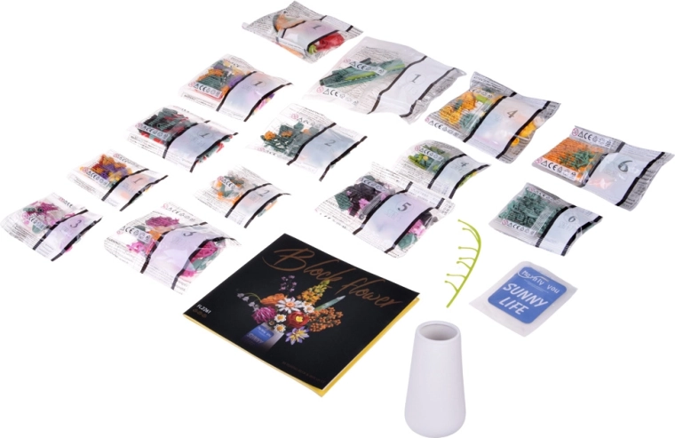 1070 dílků pro bohatý a barevný bouquet