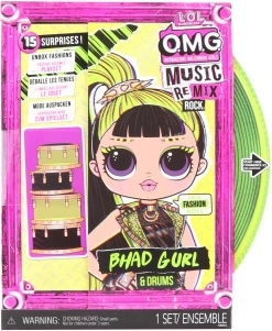 L.O.L. Surprise! OMG ReMix Rock velká ségra Bhad Gurl s bubny