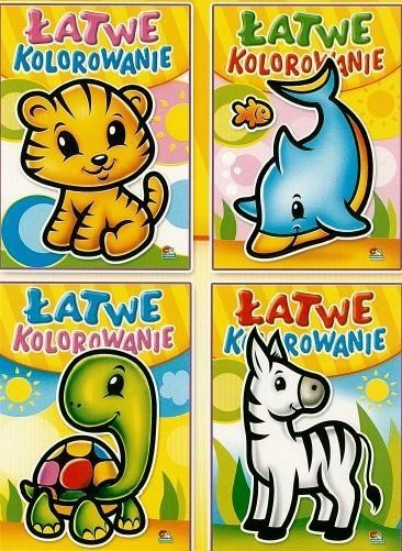 snadné vybarvování – omalovánky pro nejmenší